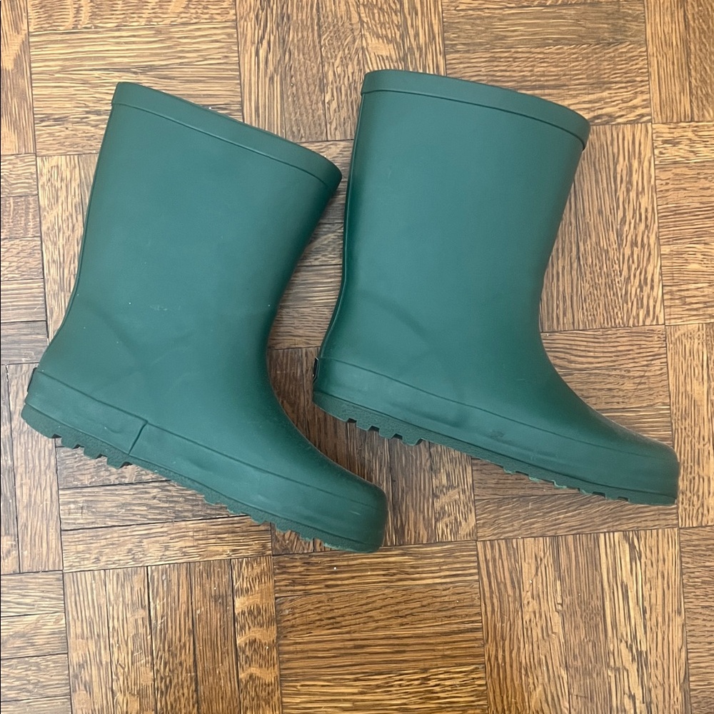 Green Rain Boots